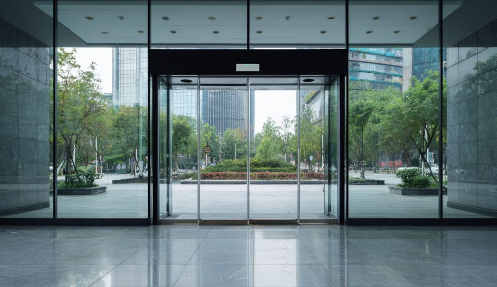 Descubre cómo funcionan las puertas automáticas, sus componentes, sensores, tipos y sistemas de seguridad. Guía completa.